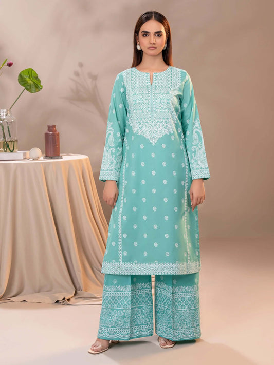 Khaddar Printed 2 Piece  Kurta Set