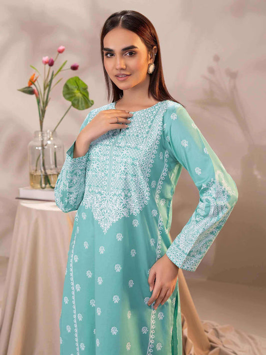 Khaddar Printed 2 Piece  Kurta Set