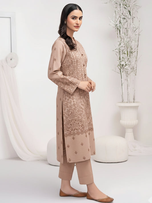 Premium Dhanak 2 PCS Printed Kurta Set ( Pret )