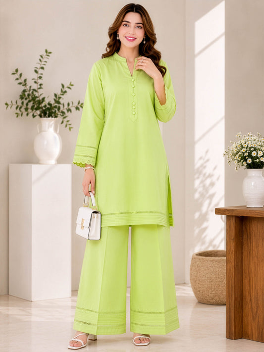 Lime Aura – Premium 2 Piece Co-Ord Set