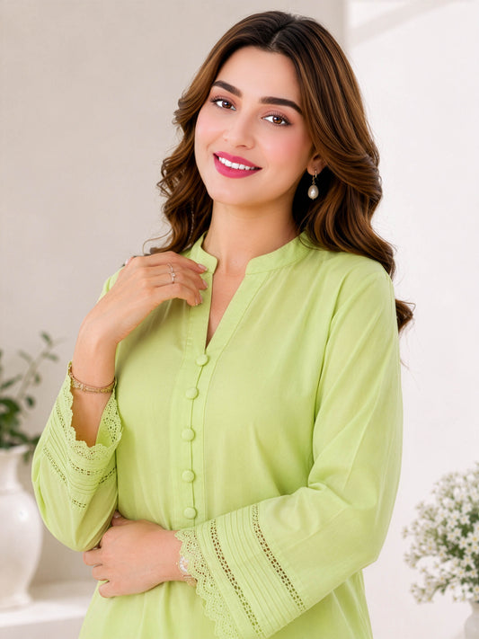 Lime Aura – Premium 2 Piece Co-Ord Set