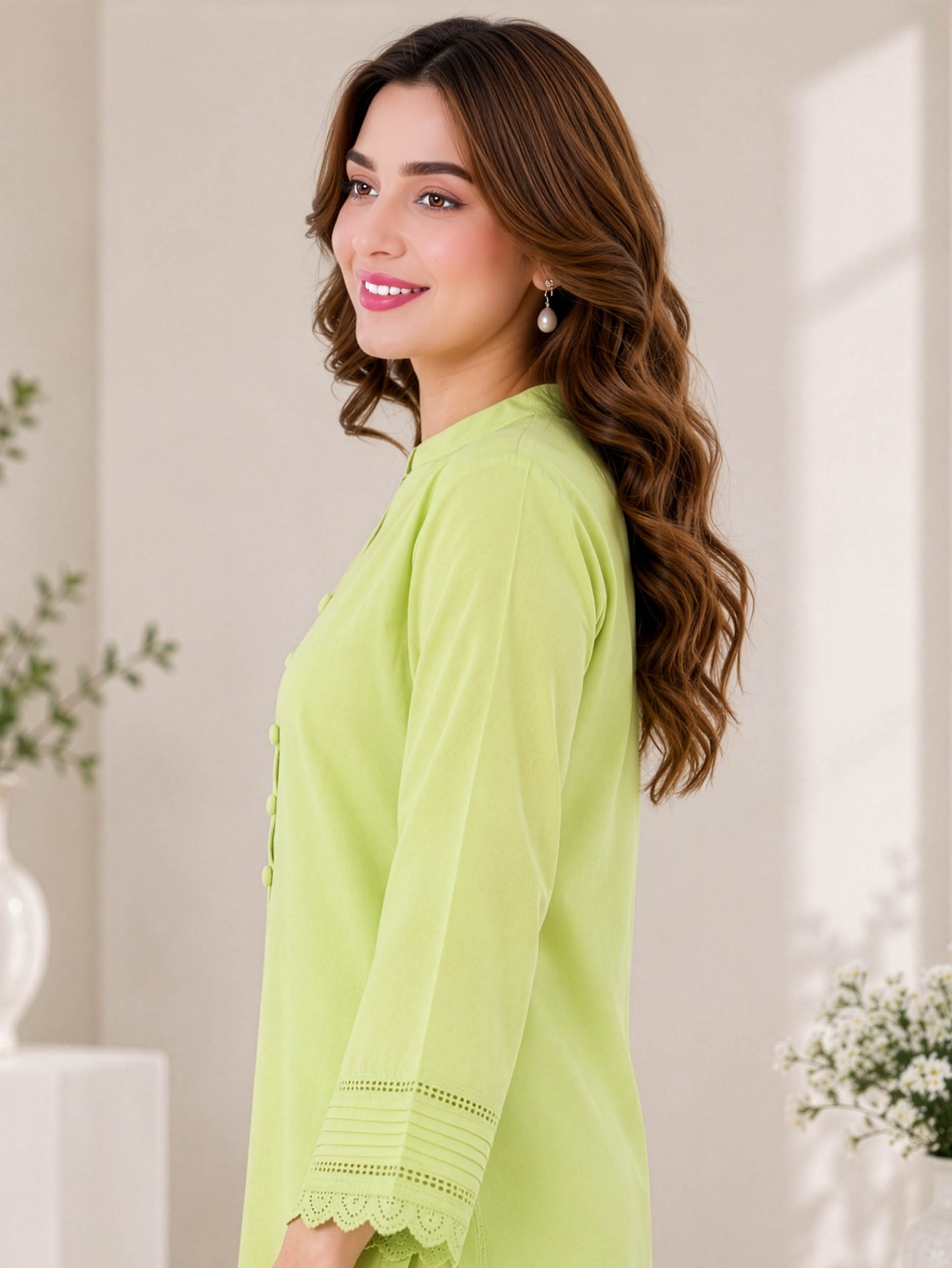 Lime Aura – Premium 2 Piece Co-Ord Set