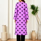 Lilac Polka Charm – Unstitched 2 Piece Linen Suit