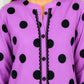 Lilac Polka Charm – Unstitched 2 Piece Linen Suit