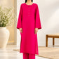 Women's Fuchsia Pink Straight Kurta with Trouser
