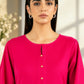 Women's Fuchsia Pink Straight Kurta with Trouser