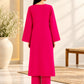 Women's Fuchsia Pink Straight Kurta with Trouser