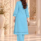 Aqua Muse – Premium Stone Linen Winter Suit
