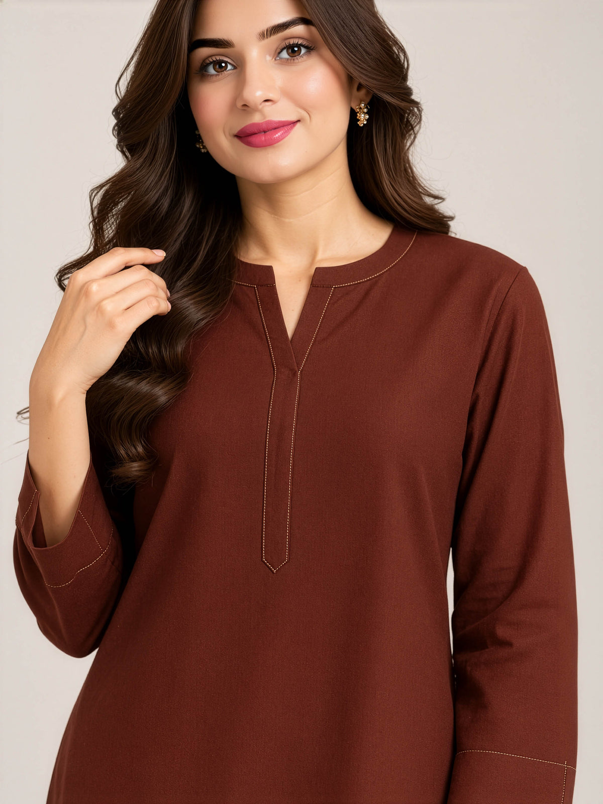 Cocoa Grace – Stone Linen 2-Piece Suit