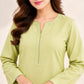 Sage Grace – Premium Stone Linen Winter Kurta Set