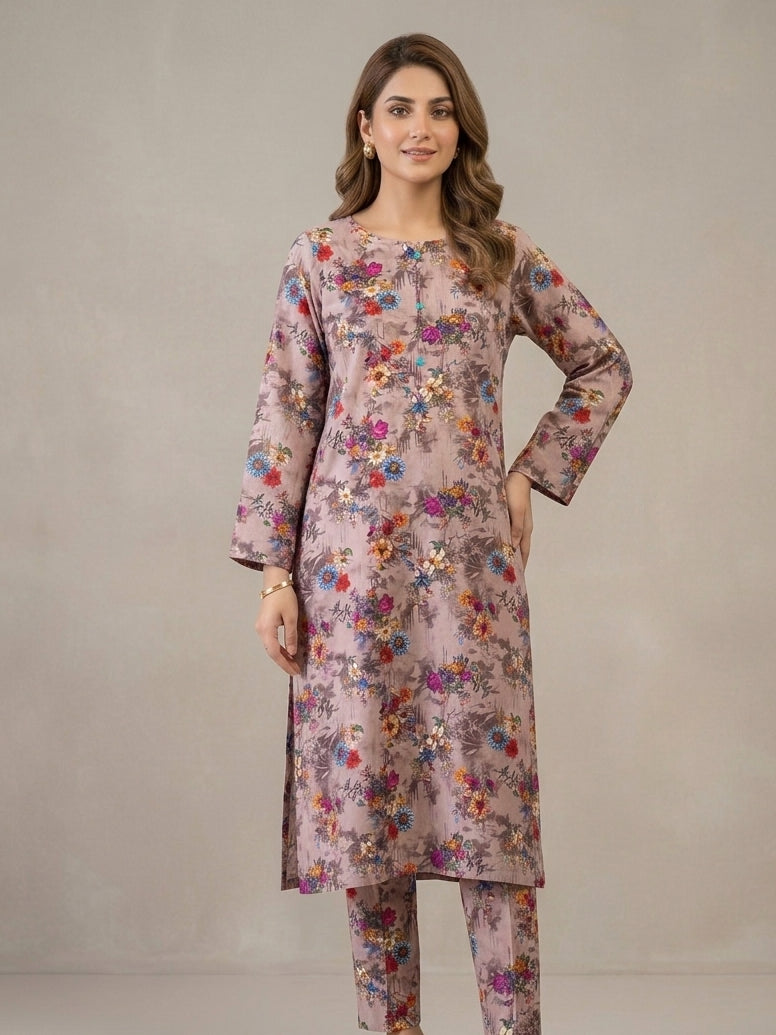 Blush Garden – Lawn Fusion 2 Piece Suit