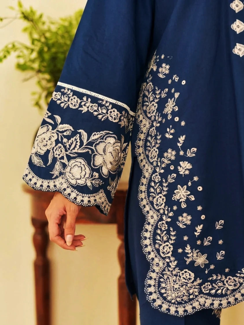 2 Piece Embroidered Premium Lawn Suit