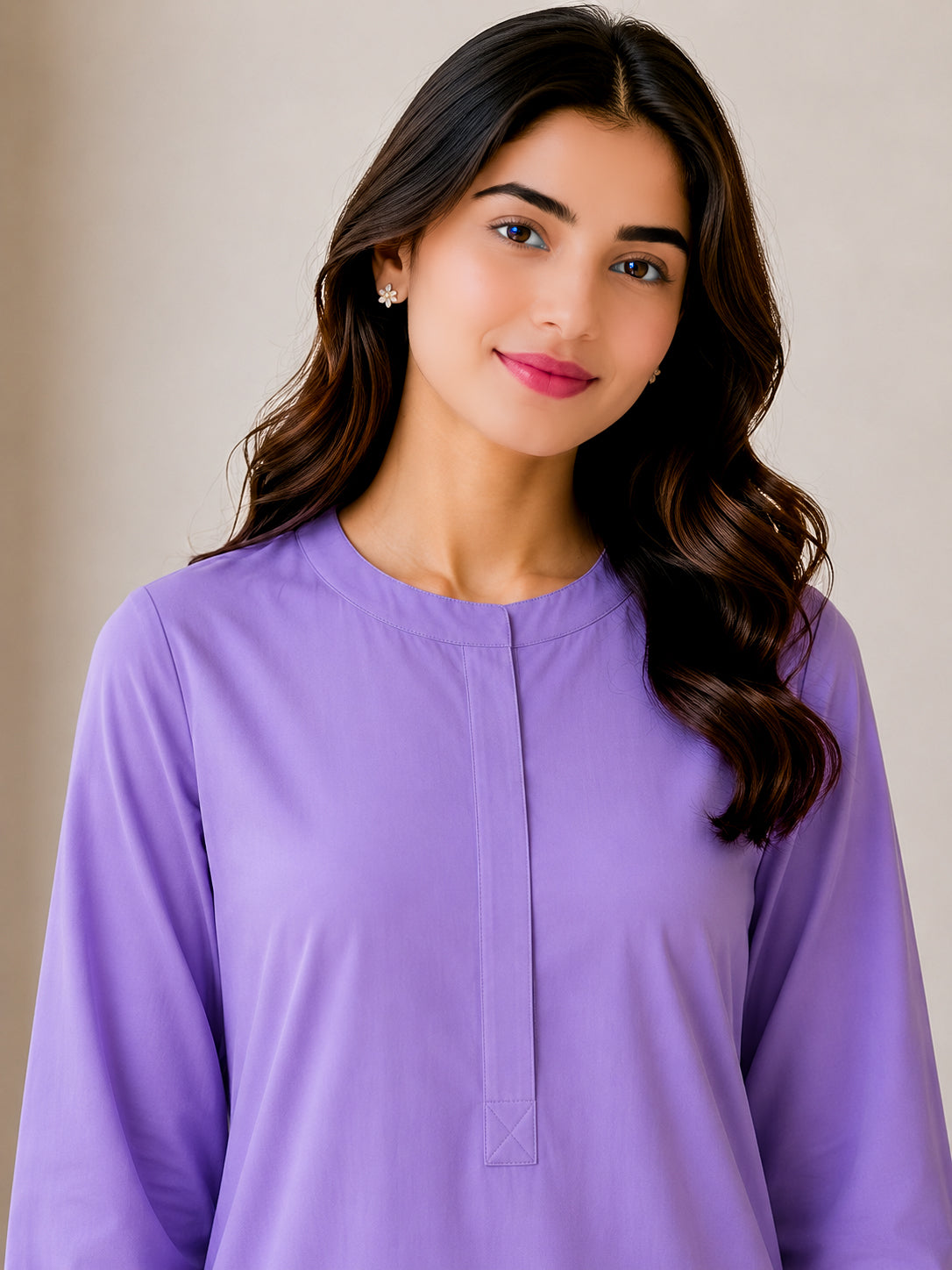 Lilac Grace – Premium 2-Piece Kurta Set