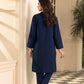 Midnight Navy Straight Kurta & Trouser Set