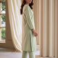 Elegant Mint Green Ethnic Co-Ord Set