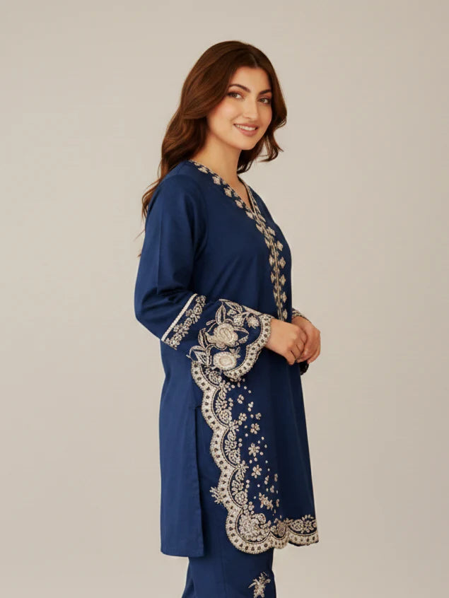 2 Piece Embroidered Premium Lawn Suit