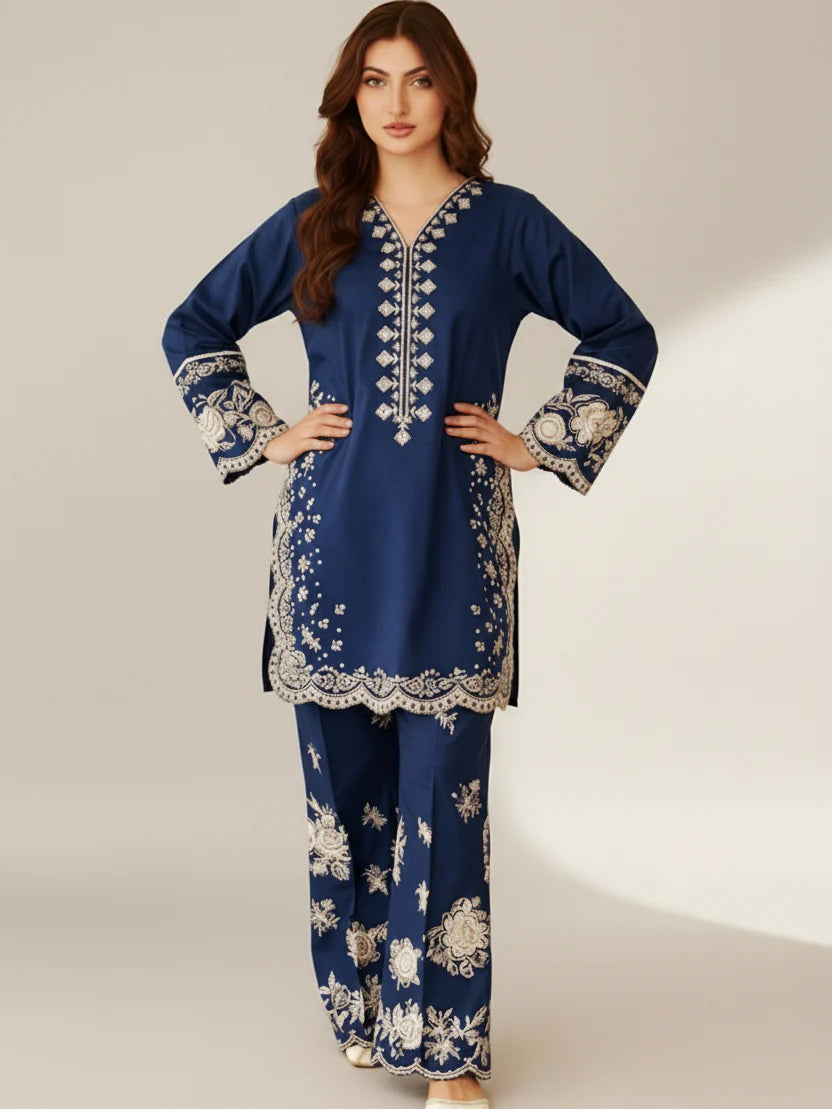 2 Piece Embroidered Premium Lawn Suit