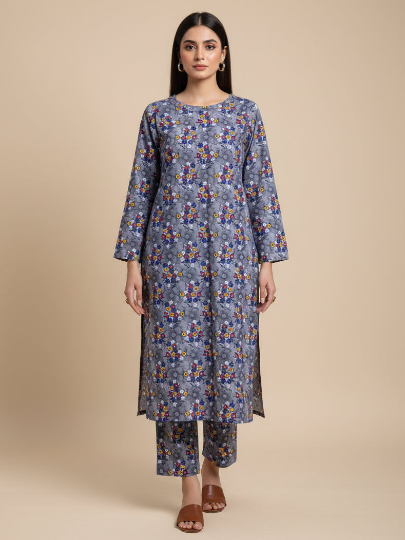 2 PCS Printed Kurta Set
