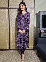 Zehra – Classic Purple 2PC Set