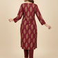 Premium Dhanak 2 PCS Printed Kurta Set ( Pret )