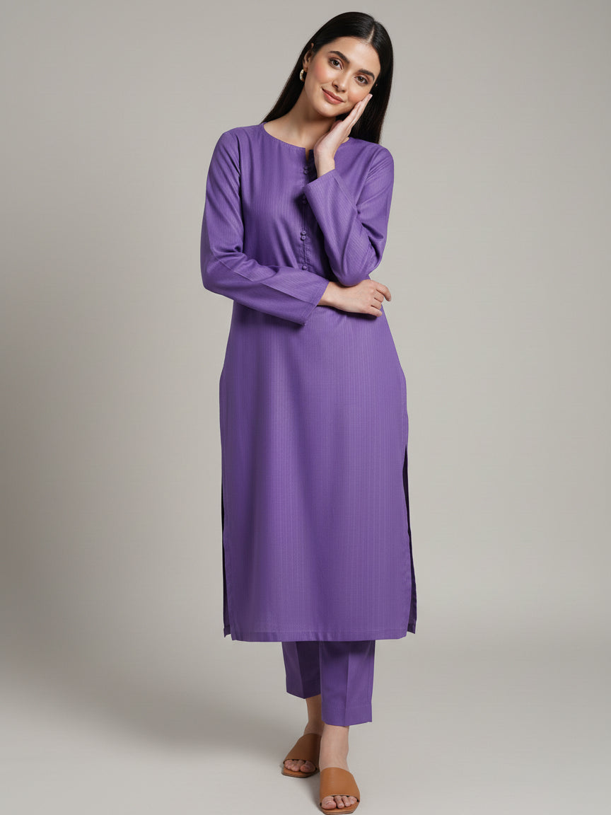 Royal Iris - Premium Textured Lawn 2PC (Pret)