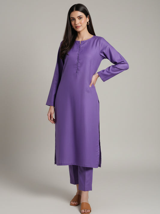 Royal Iris - Premium Textured Lawn 2PC (Pret)