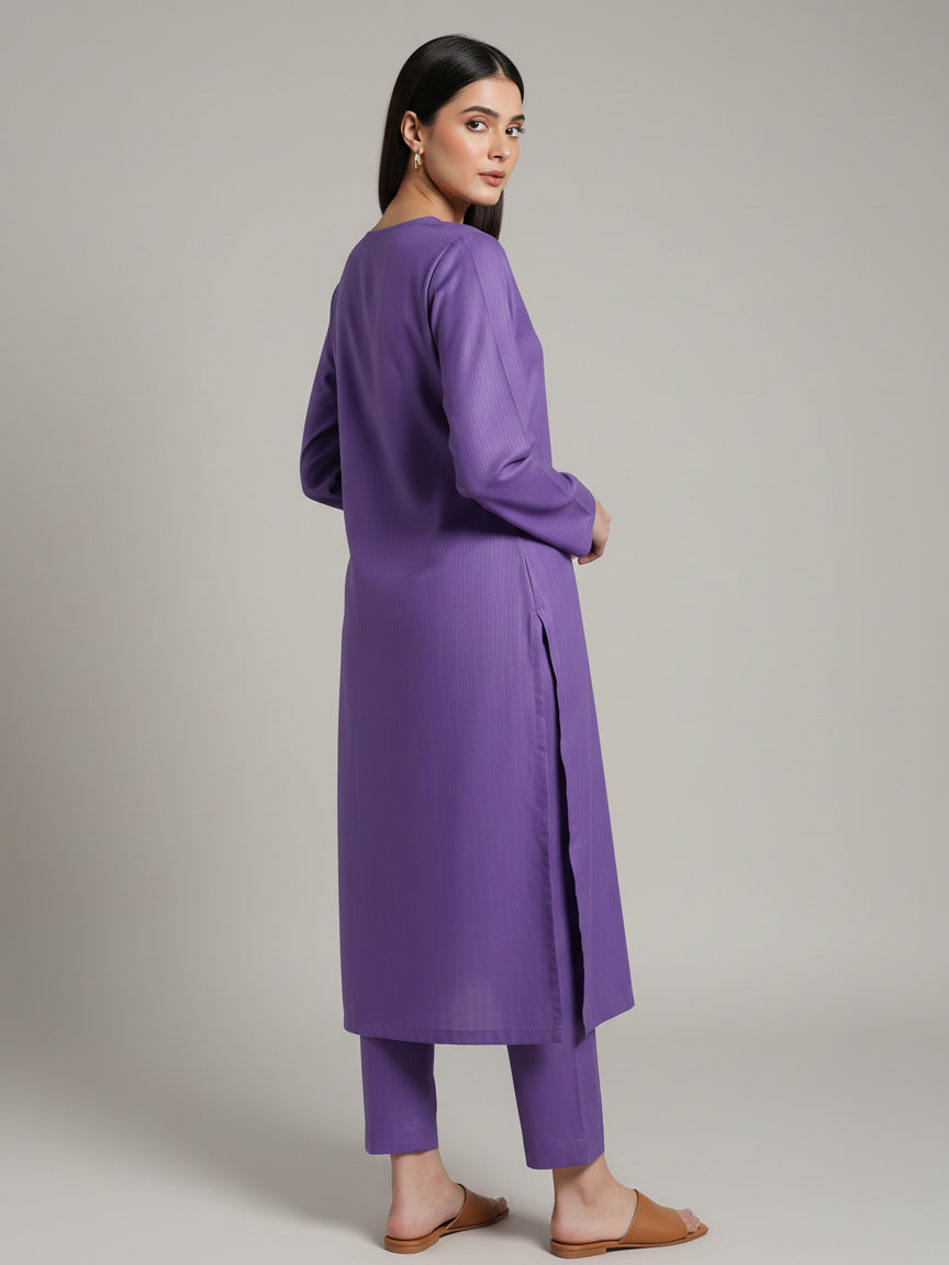 Royal Iris - Premium Textured Lawn 2PC (Pret)