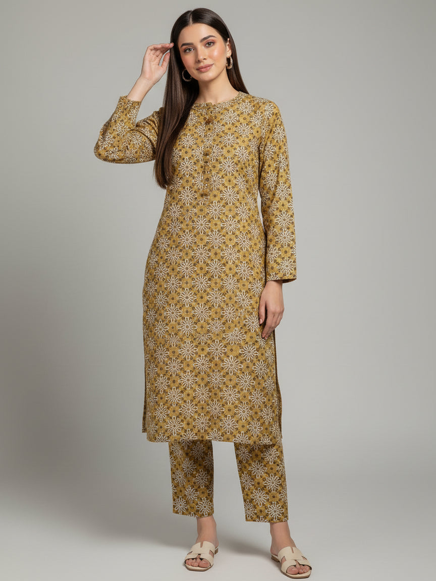 2 PCS Printed Kurta Set