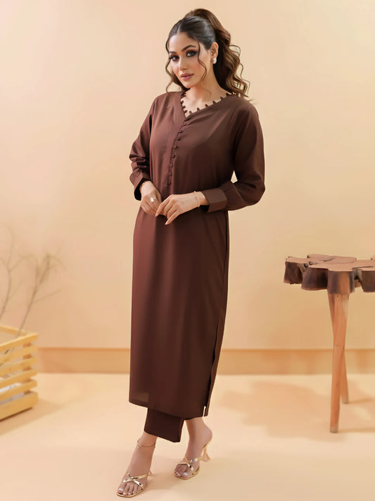 Jacquard Khaddar Printed Kurta Set