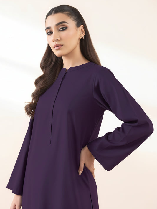 Stone Linen Kurta Set