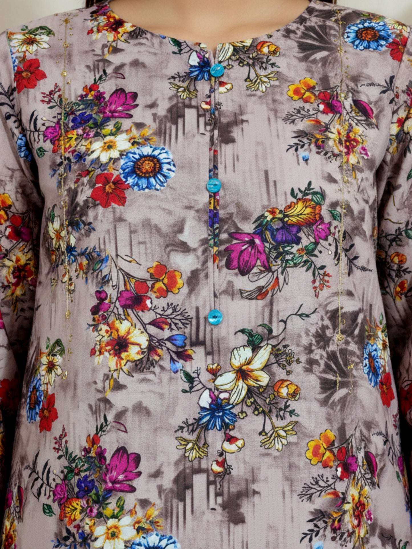 Blush Garden 2 PCS Printed Kurta Set