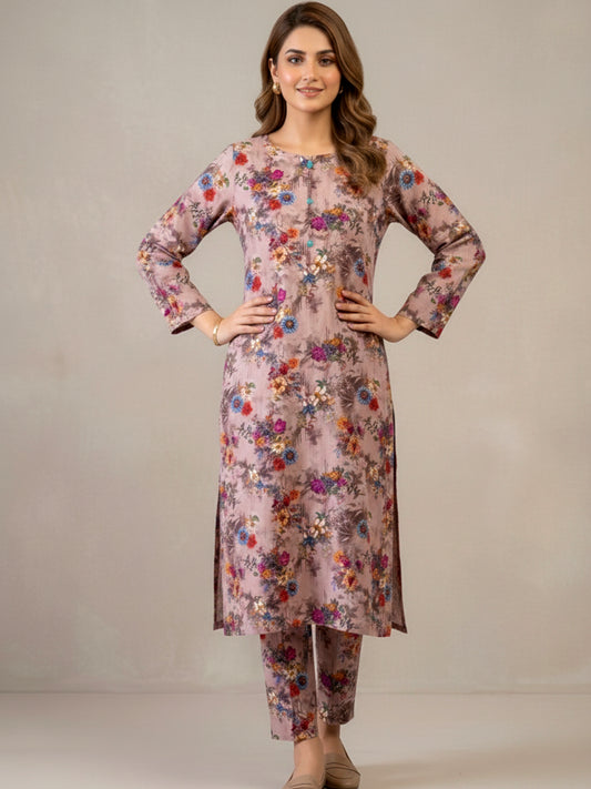 Blush Garden – Lawn Fusion 2 Piece Suit