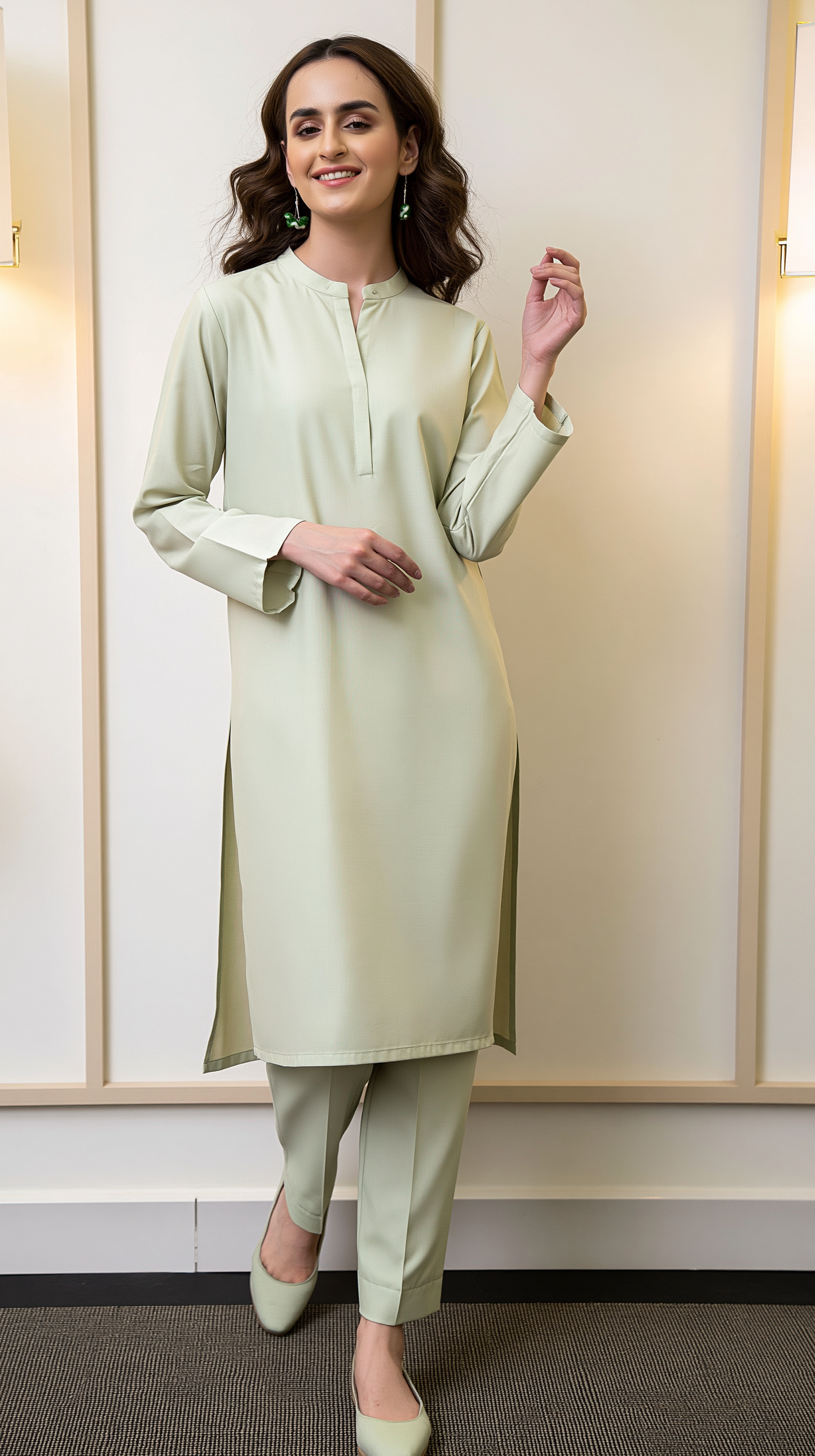 Premium Lawn 2 Piece Kurta Set (Pret)